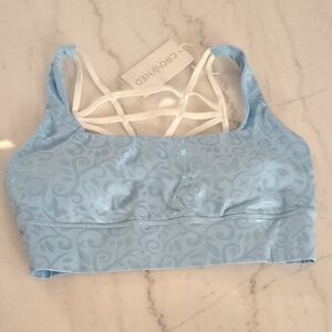 NWT Crowned Athletics After Midnight Princess Sports Bra